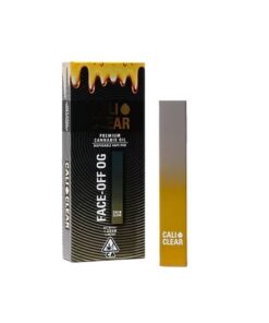Cali Clear Face Off OG – 1G THC All-In-One Disposable – Indica