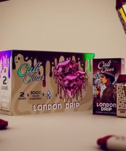 Cali Clear London Drip – 2G Liquid Diamonds Disposable – Indica